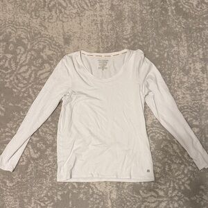 Lucky Brand Classic White Long Sleeve Tee
